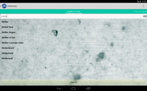 Tamil English Dictionary screenshot 2