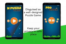 Hide Photos, Videos - Pro Hider (N Puzzle) screenshot 0