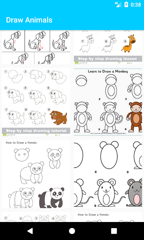 Download do APK de Como desenhar animais Kawaii para Android