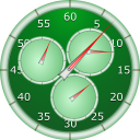 Analog Interval Stopwatch Icon
