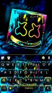 Neon Graffiti DJ Keyboard Theme screenshot 1