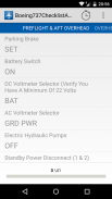 Boeing 737 NGX Checklist screenshot 2