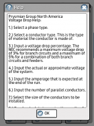 Prysmian Group Voltage Drop screenshot 3