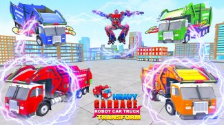 Garbage Truck Robot Crime City screenshot 0