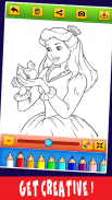 Pretty Princess Coloring Book screenshot 3