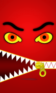 Angry Monster Lock - Zipper screenshot 3