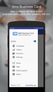 SMS-Business Card. SMS mailing screenshot 2