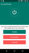N Lock Screen - Double Tap Sleep for N Launcher screenshot 1