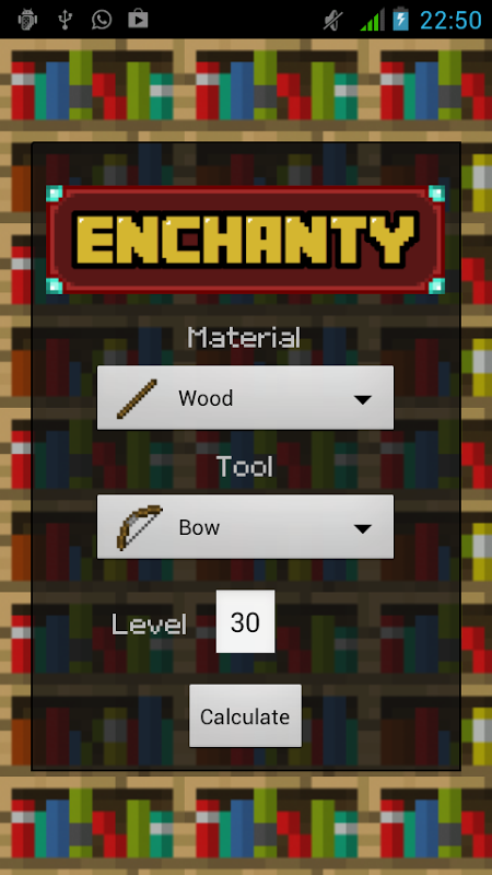 Enchanty Pro, Free Minecraft Enchantment Calculator