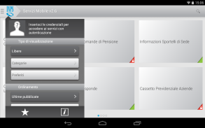 INPS Servizi Mobile per Tablet screenshot 9