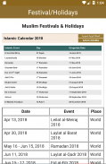 Islamic Calendar 2018 screenshot 2