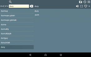 English Turkmen Dictionary screenshot 1