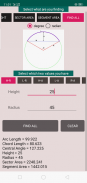 Circle + Arc Calculator screenshot 5