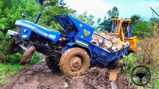 Hill Tractor Trolley Simulator screenshot 5