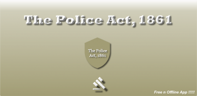 Police Act 1861 (PA)