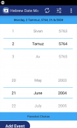 Hebrew Date Manager + Widget screenshot 7