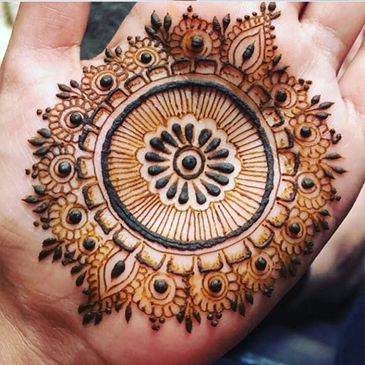 Beautiful Flower Gol tikki Mehndi Design for hand MMP - video Dailymotion