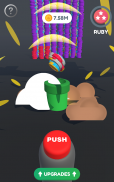 Idle Coin Button: Coin clicker game & Red button screenshot 1