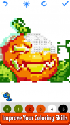 Halloween Pixel Art Coloring screenshot 4