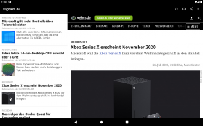 unofficial golem.de Reader screenshot 2