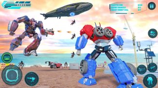 Robot Hero Transform Car Games screenshot 1