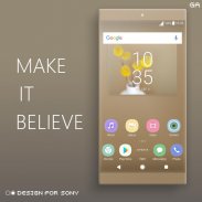 LITTLE™ XPERIA Theme | Brown screenshot 4