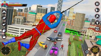 Spider Flying Rope Hero Games screenshot 4