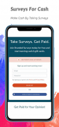 Surveys For Cash - Make Money Taking Surveys screenshot 1