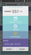 Exercise Calorie Calculator screenshot 3