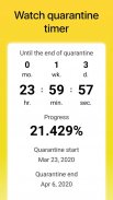 Quarantine Timer - stay home screenshot 3