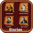 Famous Writers Stories & Novels Icon