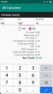 ZB Calculator - Broker Calculator screenshot 1