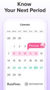 Eve Period Tracker - Love, Sex & Relationships App screenshot 1