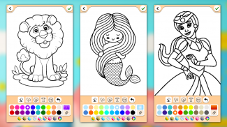 Painting and drawing: free coloring book game. screenshot 7