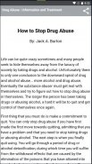 Drug Abuse : Information and Treatment screenshot 0