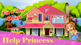 Princess Home Cleaning- Baby Girl House Clean Game screenshot 2