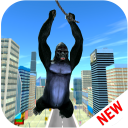 Gorilla City Simulator - Rope Hero Gorilla Game Icon