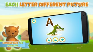 Learning alphabet for kids ABC screenshot 5