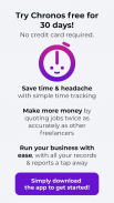 Chronos Time Tracking - Freelancer Project Mgmt screenshot 4