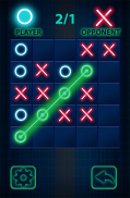 Tic Tac Toe Glow: XOXO Game screenshot 2