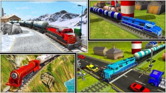 Oil Tanker Train Drive - Train Transport 2018 screenshot 4