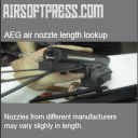 AirsoftPRESS Find the nozzle length of Airsoft AEG