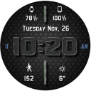 Chrome Leather HD Watch Face