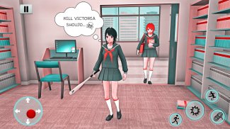 Anime High School Girl: Anime Life Simulator 3D screenshot 3