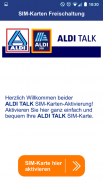 ALDI TALK Aktivierung screenshot 0