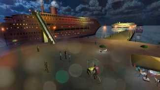 السياحة النقل السفينة لعبة 3D screenshot 1