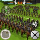 Medieval pertempuran 3D Icon