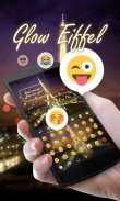 Glow Eiffel GO Keyboard Theme screenshot 0