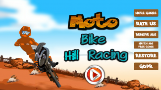 Bike Hill Climb 2D Racing screenshot 1