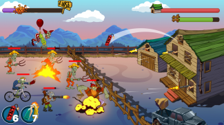 Zombie Ranch. Zombiespiele und Verteidigung screenshot 5